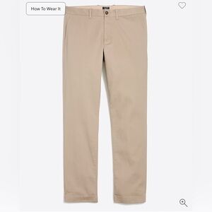 J. Crew Factory Men's Straight-do flex chino pant.  Khaki.  W 29 L 32